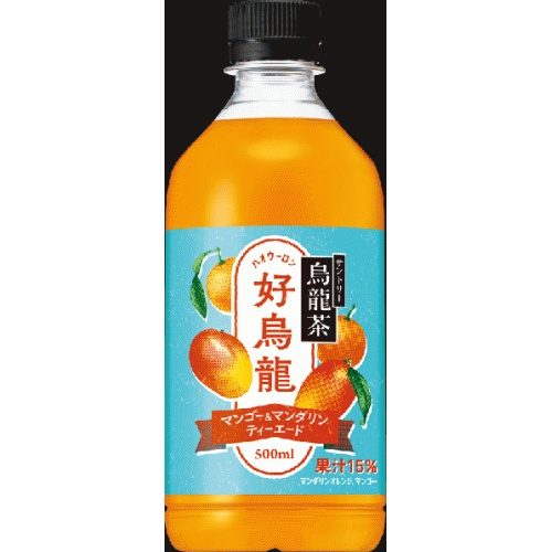 Suntory Good Oolong Mango & Mandarin P500 【This Month's Special Sale Beverages】 【Purchase Quantity 24 Units