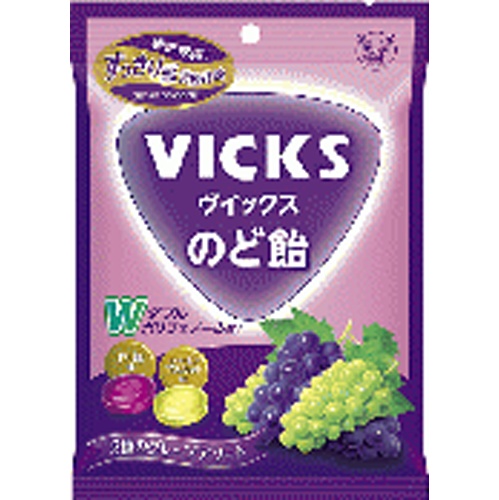 Vicks Throat Candy 2 Types of Grape Assortment 70g  【Purchase Quantity 6 Pieces】