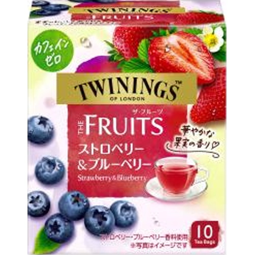 Twinings Strawberry & Blueberry 10P Special Order Product 【Purchase Quantity 24 Units】