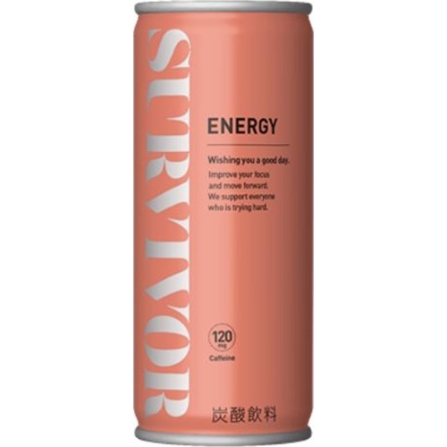 Tominaga Survivor Energy Drink Can 250ml Special Order Item 【Purchase Quantity 30 Pieces】