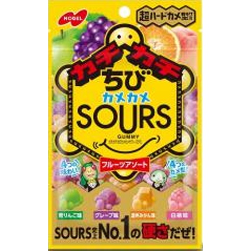 Nobel Crunchy Little Turtle Sours Fruit Assortment 【Purchase Quantity: 6 Pieces】