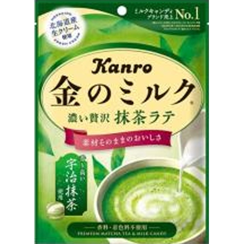 Kanro Gold Milk Candy Matcha Latte 61g  [Purchase Quantity: 6]