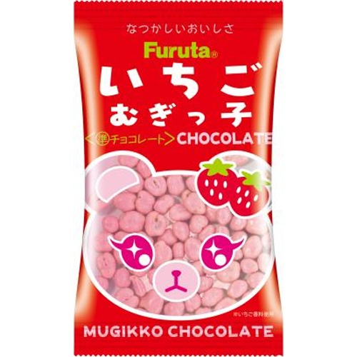 Furuta Strawberry Barley Puff Chocolate 12g  [Purchase Quantity: 20 pieces]