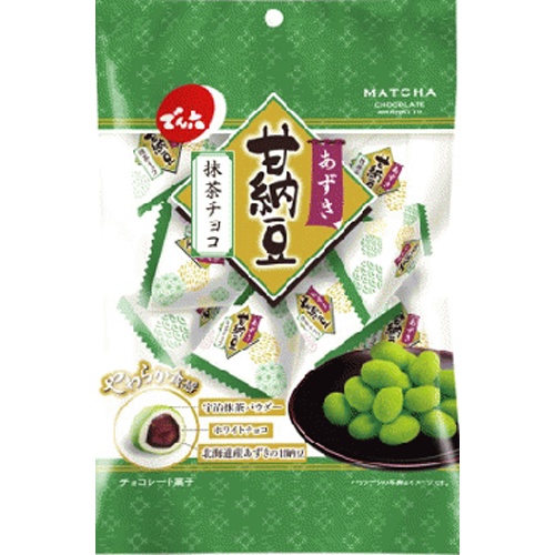 Denroku Azuki Sweet Bean Paste Matcha Chocolate 70g Special Order Item 【Purchase Quantity 48 Pieces】