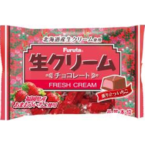 Furuta Fresh Cream Chocolate Fragrant Strawberry 124g  【Pack of 18】