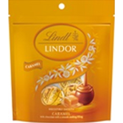 Lindt Lindor Caramel Pack 4P  Special Order Item [Purchase Quantity: 72 Pieces]