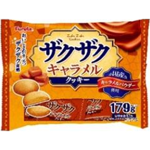Furuta Crunchy Caramel Cookies 179g 【Purchase Quantity 28 Pieces】