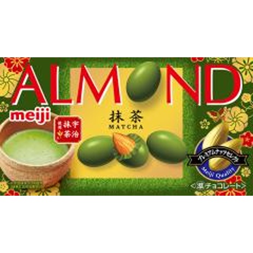 Meiji Almond Chocolate Matcha 67g  [Purchase Quantity: 10 pieces]