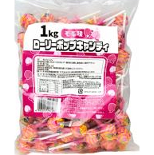 Yaokin Lollipop Peach Flavor 1kg  [Purchase Quantity 1 Piece]