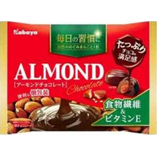 Kabaya Almond Chocolate 109g 【Purchase Quantity 16 Pieces】