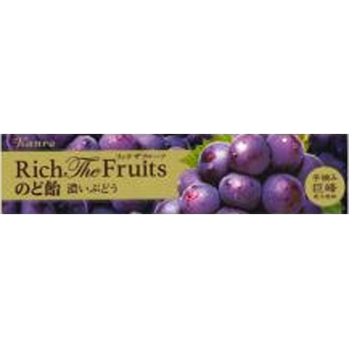 Kanro Rich The Fruits Throat Candy Strong Grape 11 Pieces  Special Order Item [Purchase Quantity 120 Units]