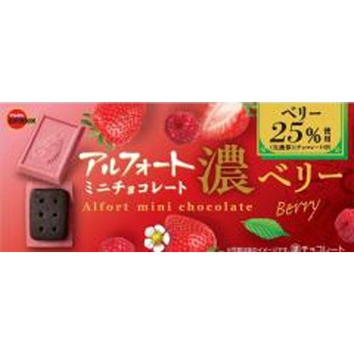 Bourbon Alfort Mini Chocolate Rich Berry 12 Pieces 【Purchase Quantity 10 Pieces】