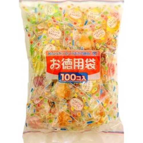 Kin-Sen 100 Piece Value Pack of Fruit Candy