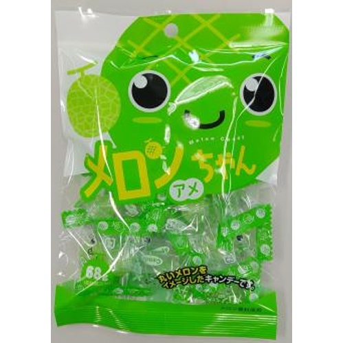 Kawaguchi Melon Candy 68g  [Purchase Quantity: 10]
