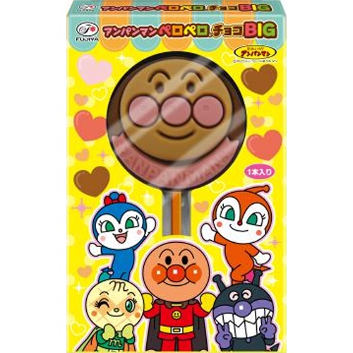Fujiya Anpanman Lollipop Chocolate BIG 1 Stick Special Order Item [Purchase Quantity 10 Pieces] [Limited Quantity]