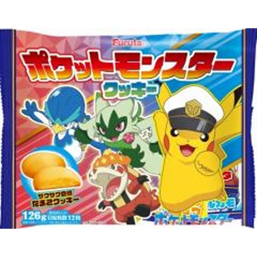 Furuta Pocket Monster Cookies 126g 【Purchase Quantity 16 Packs]