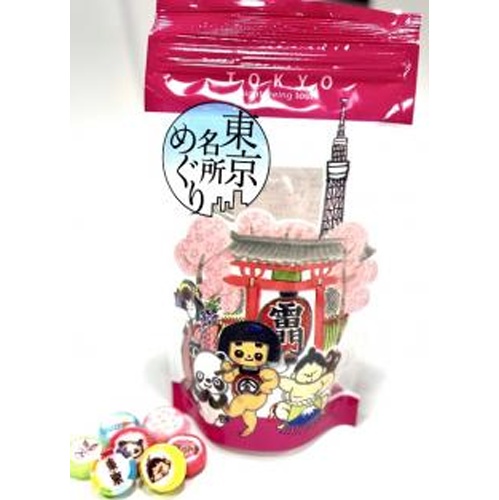 Kintaro Candy Tokyo Famous Sights Candy Stand Pack 20 Pieces  【Purchase Quantity 30 Units】