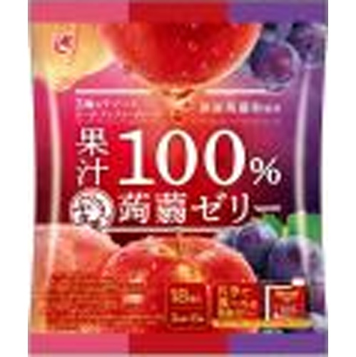 ACE 100% Fruit Juice Konjac Jelly 18 Pieces  【Purchase Quantity 16 Pieces】