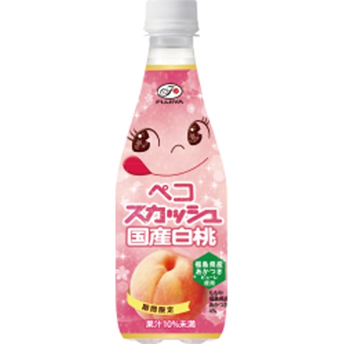 Fujiya Peko Squash P 410ml Special Order Item 【Purchase Quantity 24 Units】