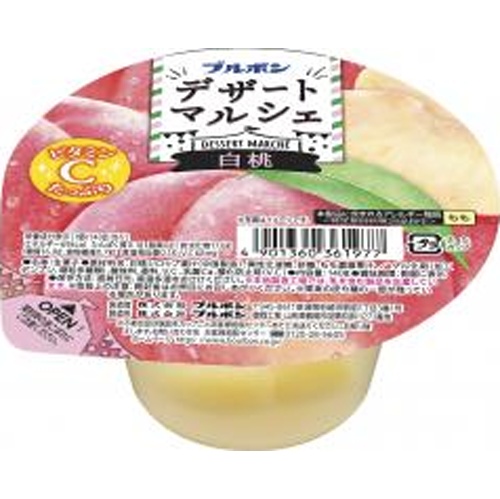 Bourbon Dessert Marche White Peach 140g  [Purchase quantity: 12]
