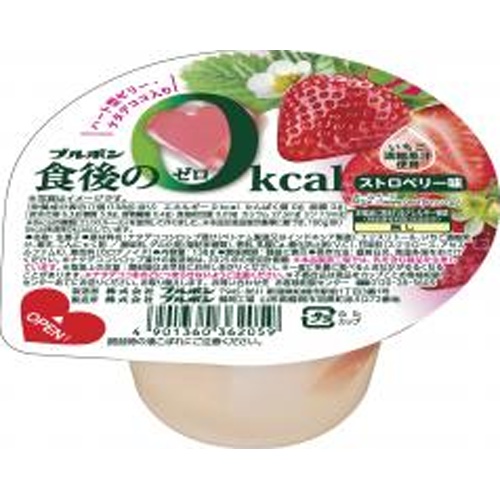 Bourbon 0kcal Strawberry Flavor After Meal 138g Special Order Item [Purchase Quantity 72]