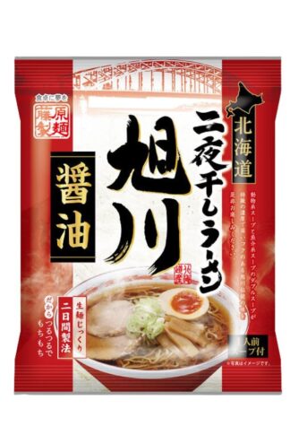 Fujiwara Hokkaido Two-Night Dried Ramen Asahikawa Soy Sauce 【Purchase Quantity 10 Pieces】