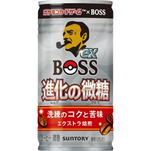 Boss EX Evolved Low-Sugar 185g [This Month's Special Sale Beverage] [Purchase Quantity: 30 Units]
