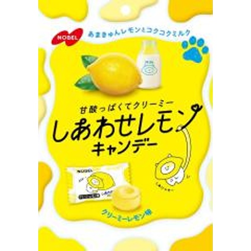 Nobel Happiness Lemon Candy 70g Special Order Item [Purchase Quantity 48 Pieces]