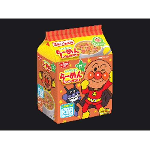 Nissin Anpanman Ramen Soy Sauce 3-Pack 【Purchase Quantity: 9】