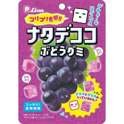 Lion Natadecoco Grape Gummies 40g [New Product Released 3/17] Special Order Item [Purchase Quantity 80 Units]