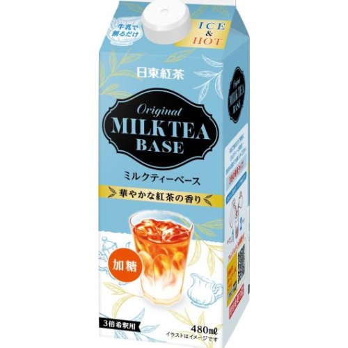 Nittoh Tea Original Milk Tea Base 480ml Special Order Item 【Purchase Quantity 12 Pieces】