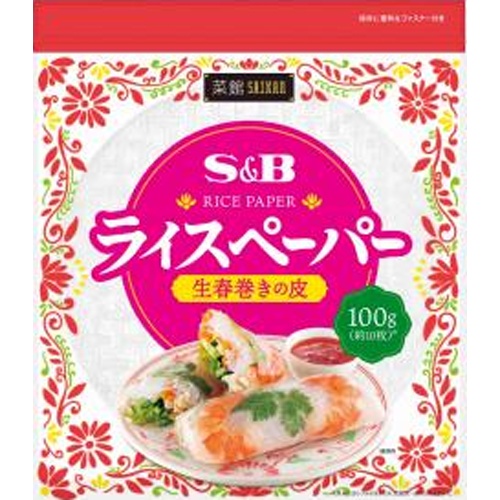 S&B Saikan Rice Paper 100g [Purchase Quantity: 10 pieces]