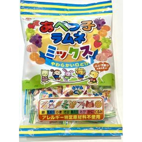 ABE Abekko Ramune Mix 70g 【New Product Released on 3/1】 Special Order Item 【Purchase Quantity: 12 Units]