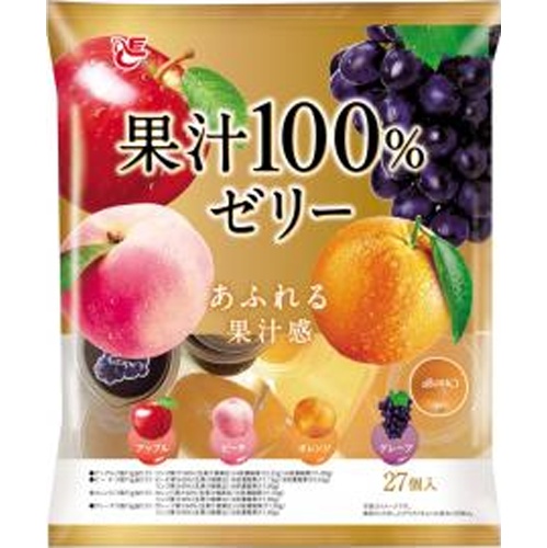 ACE 100% Fruit Juice Jelly 27 Pieces 【New Product Released on 3/1】 Special Order Item 【Purchase Quantity 16 Pieces】 (Delivery may take some time)