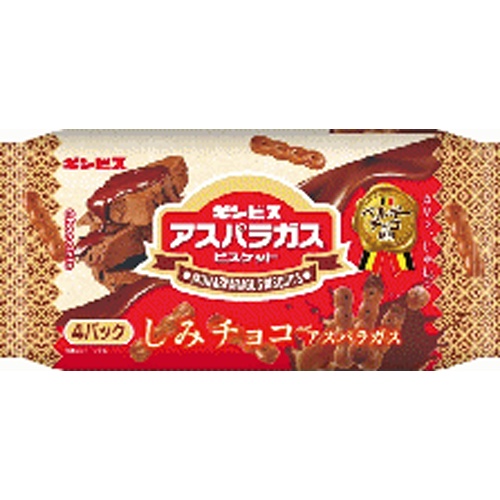 Ginbis Shimi Choco Mini Asparagus 4P [New Product Release on 3/1] Special Order Item [Purchase Quantity 12]