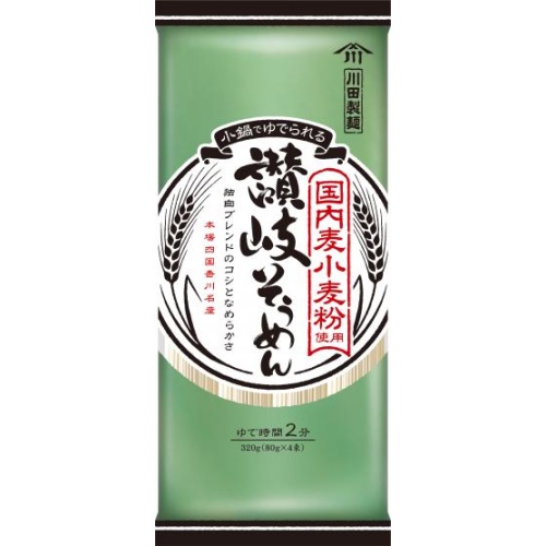Kawata Seimen Domestic Wheat Flour Used Sanuki Somen Special Order Item 【Purchase Quantity 32 Pieces】