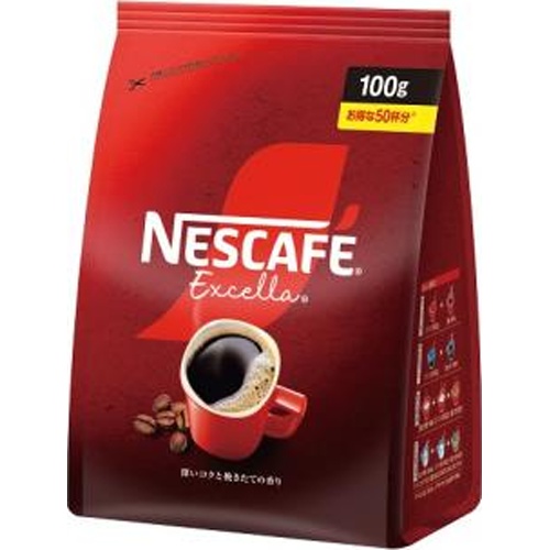 Nescafe Excella Refill Bag 100g [New Product Released on 3/1] [This Month's Special Sale Beverages] Special Order Item [Purchase Quantity 12]
