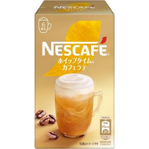 Nescafe Whipped Time Cafe Latte ST6P [New Product Released 3/1] [This Month's Special Offer Beverages] Mail Order Item [Pack of 24]