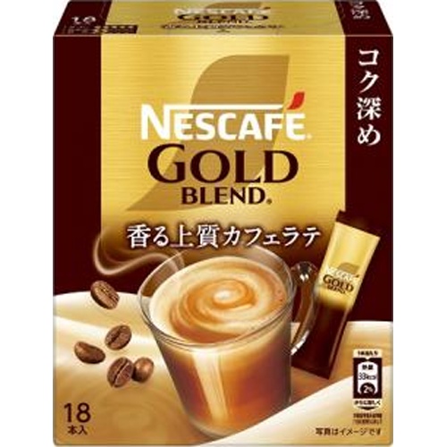 Nescafe Gold Rich Deep Quality Cafe Latte 18P [New Product Released on 3/1] [This Month's Special Sale Beverage] Special Order Item [Purchase Quantity 12]