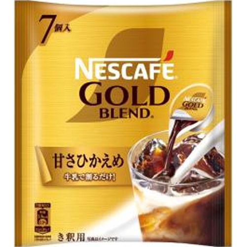 Nestlé Coffee Gold Reduced Sweetness Pods 7 Pieces [New Product Released 3/1] Special Order Item 【Purchase Quantity: 12】