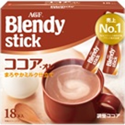 Blendy Stick CocoaOle 18 Sticks [New Product Released on 3/3] [This Month's Sale Beverage] [Special Order Item] [Purchase Quantity 6]