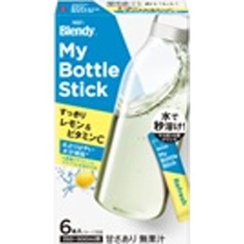 Blendy My Bottle Lemon & Vitamin C 6 Bottles [New Product Released on 3/3] [This Month's Special Sale Beverage] Special Order Item [Purchase Quantity: 24]
