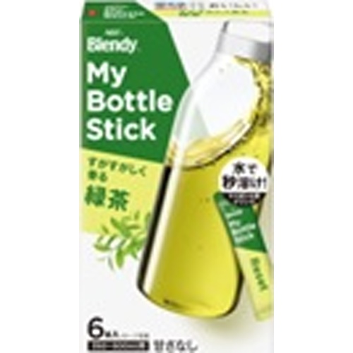 Blendy My Bottle Refreshing Fragrant Green Tea 6 Bottles [New Product Released on 3/3] Special Order Item [Purchase Quantity: 24 Units]