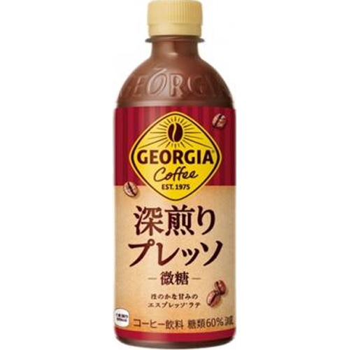 Georgia Deep Roasted Presso P 500ml [This Month's Special Sale Beverage]  [Purchase Quantity 24 Units]