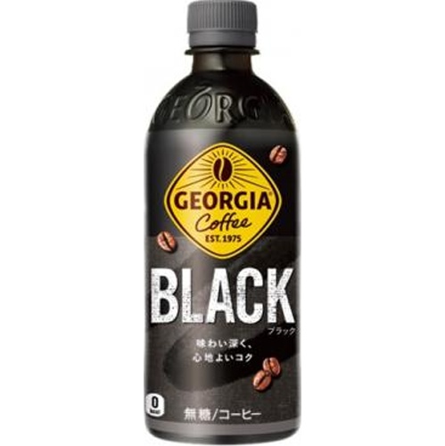 Georgia Black P500ml 【This Month's Special Beverage】  【Purchase Quantity 24 Units