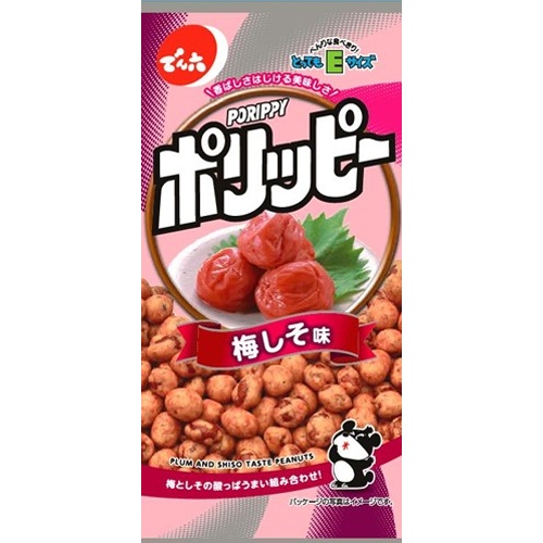 Dengoku E Size Polippy Ume Shiso Flavor 40g [New Product Released on 3/4] Special Order Item [Purchase Quantity 50]