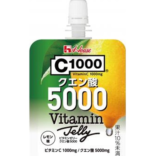 House Wellness Foods C1000 Jelly Citric Acid 5000 【New Product Released on 3/10】 【This Month's Special Sale Beverage】  【Purchase Quantity 6