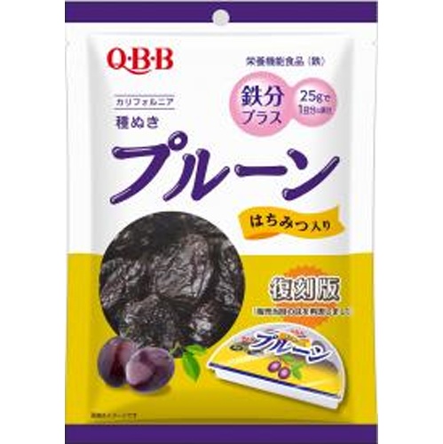 QBB Honey-Added Prunes 140g 【New Product Release 3/1】 Special Order Item 【Purchase Quantity 15