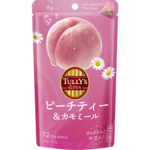 Tully's & TEA Peach Tea & Chamomile 12P [New Product Released on 3/10] Special Order Item [Purchase Quantity 10]