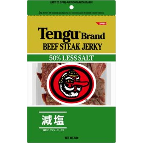 Tengu Beef Steak Jerky Reduced Salt 93g Special Order Item [Purchase Quantity 24]